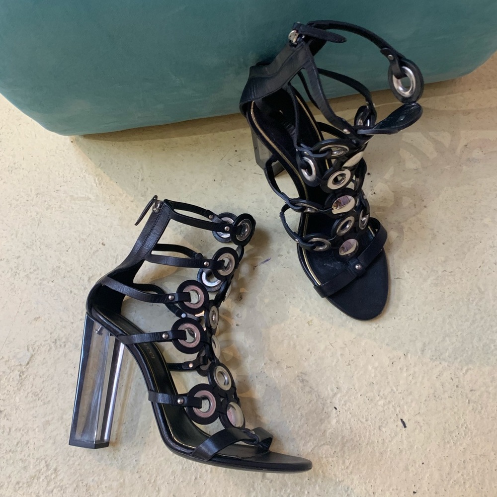 Lucite Gladiator Heel, Emilio Pucci Spring 2015 Runway